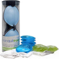 Eye Eco Tranquileyes XL Advanced Warm Compress - Dark Eye Mask for Dry, Irritated Eyes - Combines Moisture and Heat for Comfort and Eye Shade - Blue