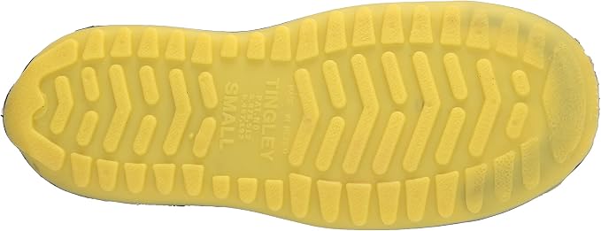 Tingley Workbrutes 35211 Steel Toe Overshoe, Small, Black With Yellow Sole