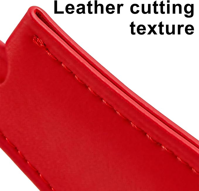 Genuine Leather Bag Decorative Hang Tag for Speedy 25 30 35,Luggage Tag, Suitcase Tag(TAG-RED)
