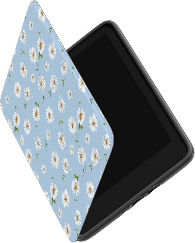 Casely Kindle Case | Daisy Daydream | Baby Blue Floral | Compatible with 7” Kindle Colorsoft and 7” Kindle Paperwhite (12th Gen 2024 Models)