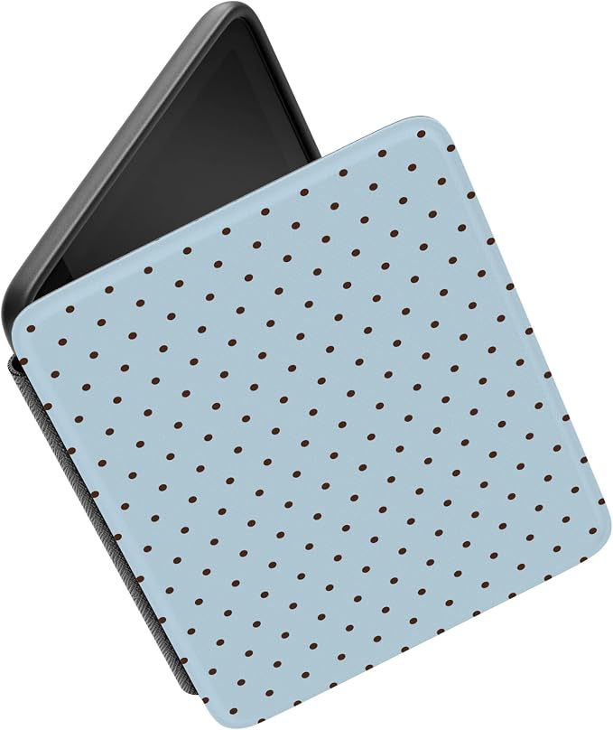Casely 6" Kindle Case | On the Dot | Blue Polka Dot | Compatible with 6-inch Amazon Kindle 2024/2022 (11th Generation)