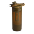 GRAYL GeoPress 24 oz Water Purifier Bottle - Filter for Hiking, Camping, Survival, Travel (Coyote Brown)