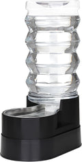 RIZZARI Elevated 9L Stainless Steel Pet Water Dispenser – Gravity Auto Refill Waterer with Anti-Spill Design for Large Dogs & Senior Pets, Healthy Hydration for Indoor Home & Garage Use