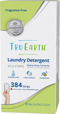 Tru Earth Platinum - Heavy Duty Laundry Detergent Sheets - Up to 768 Loads (384 Count), Fragrance Free - Ultra-Concentrated - Eco-Friendly Laundry Sheets