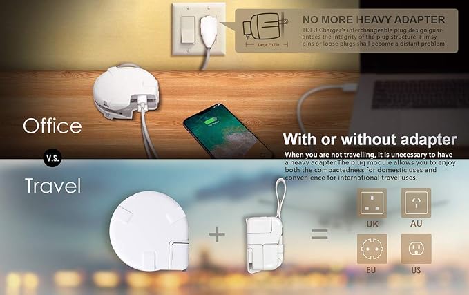TOFU Maru All-in-One Circular Travel Hub and Desktop Companion