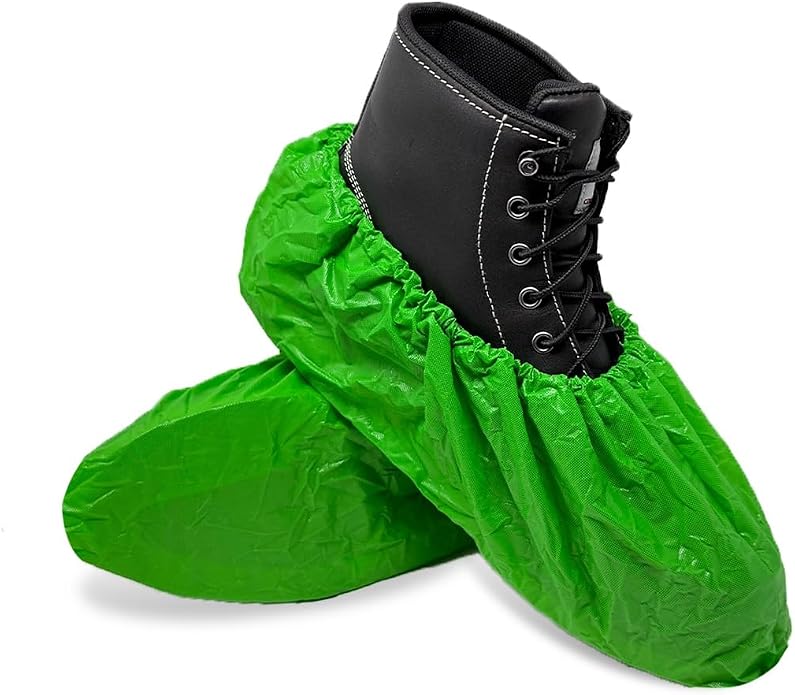 ShuBee Waterproof Shoe & Boot Covers Slip-Resistant Disposable for Plumbing Construction Floor Protection - 40 Pair