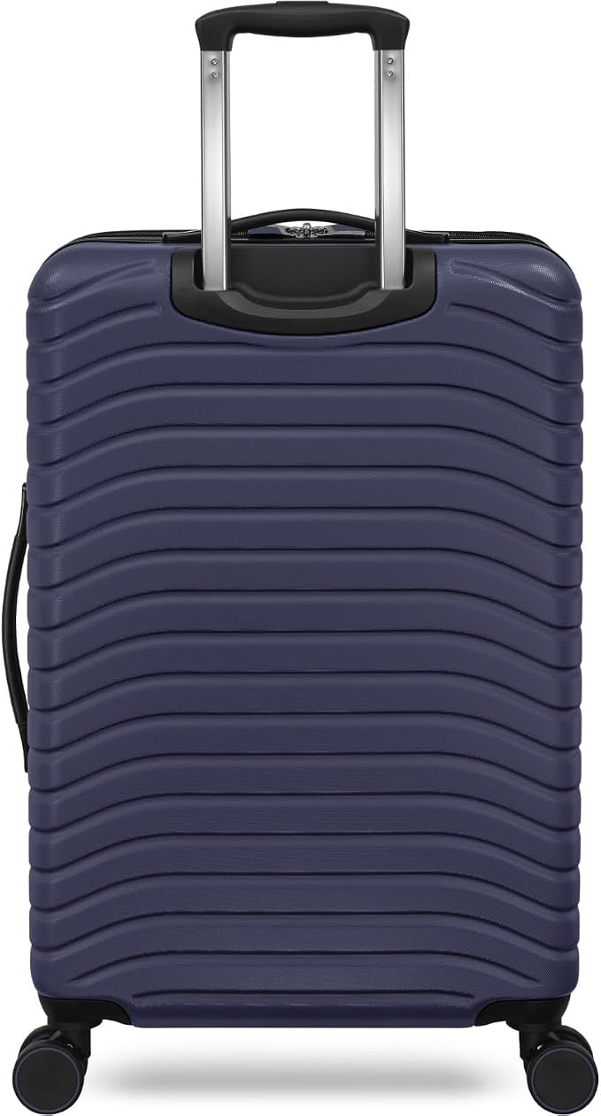 Everest Expandable Hardsided Spinner (Navy, 24-Inch Checked Medium)