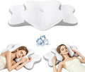 Cervical Neck Pillow for Neck Pain Relief & Side Sleeper | Ergo Pillow for Sleep Apnea, Neck Pain, and Snoring Relief | Orthopedic Memory Foam with Ergonomic Neck Support, White, Large