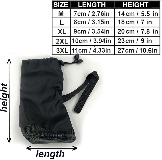 Waterproof Dog Paw Wound Recovery Boot Bandage Cover Protector, M, 1-Pack