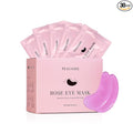 PEAUAMIE Under Eye Patchs Rose Eye Mask for Dark Circles and Puffiness Wrinkle Eye Bags 30 Pairs