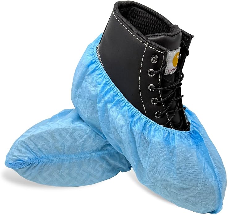 ShuBee Original Disposable, Extra-Large Boot and Shoe Covers, Thicker & Stronger, Durable Protection for Floors - 50 Pairs
