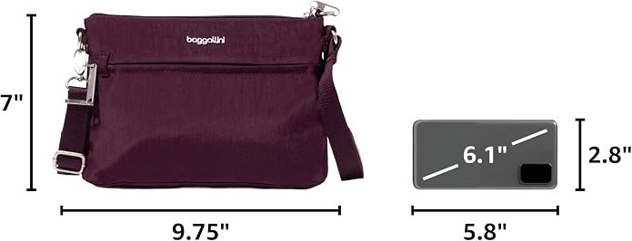 Baggallini Securtex™ Anti-Theft Memento Crossbody