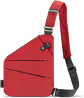 WANDER PLUS® Anti Theft Crossbody Travel Bag for Women Men, Multi-Pocket Crossbody Bag, Slim Sling Bag