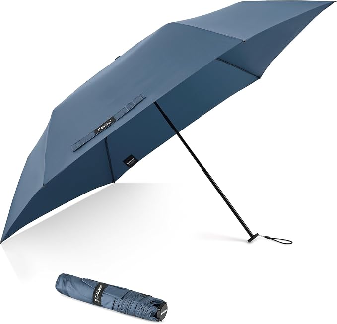 G4Free 43in Mini Travel Umbrella Ultralight Carbon Fiber UPF 50+ Umbrella | UV Protection, Sun Block, For Sun, Super Slim, Small Size, Weighs Only 4 oz, Compact Design, For Travel, For Purse, Women Use