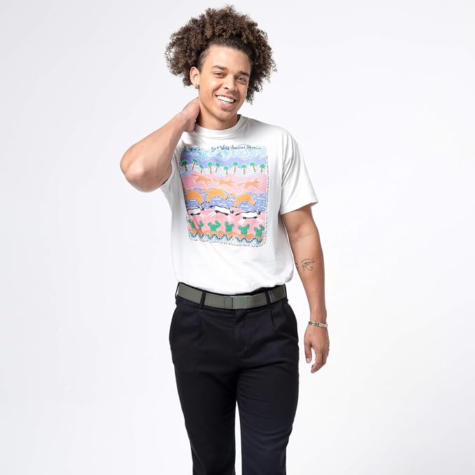 Arcade Belts A2 Unisex Adventure Belt: Heavy Duty Stretch, Metal Free Buckle