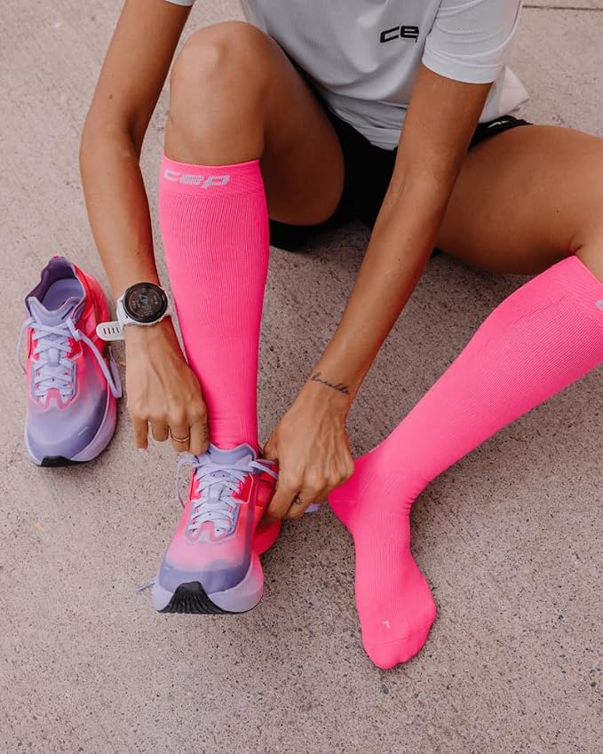 CEP Core Run 5.0 Tall Compression Socks for Men – 20-30mmHg Compression, Achilles & Shin Support, Breathable Quick-Dry Fabric for Improved Performance & Fast Recovery