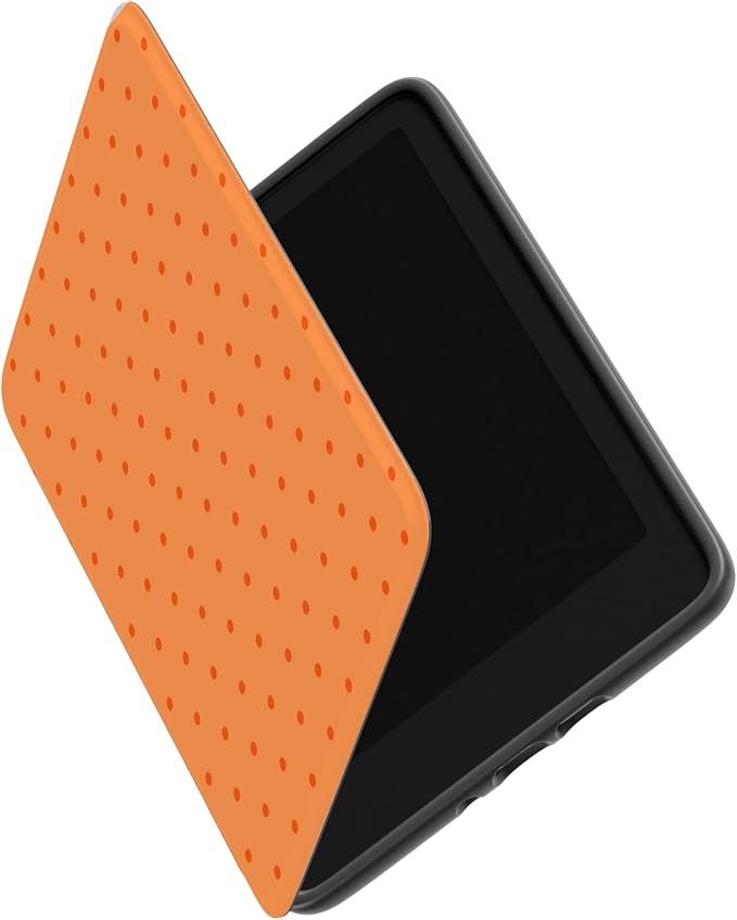 Casely Kindle Case | On the Dot | Orange Polka Dot | Compatible with 7” Kindle Colorsoft and 7” Kindle Paperwhite (12th Gen 2024 Models)