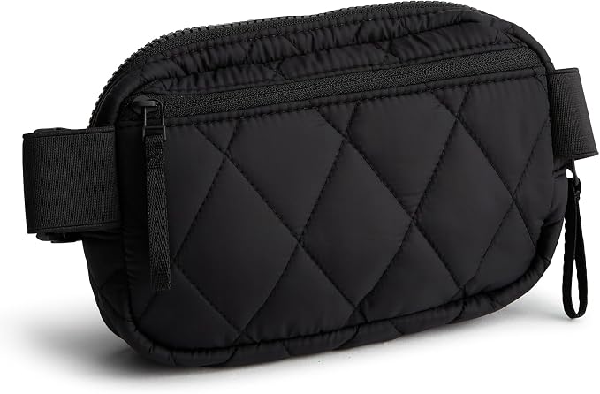 Vera Bradley Women's Featherweight Woodward Small Belt Bag, Moonless Night, One Size