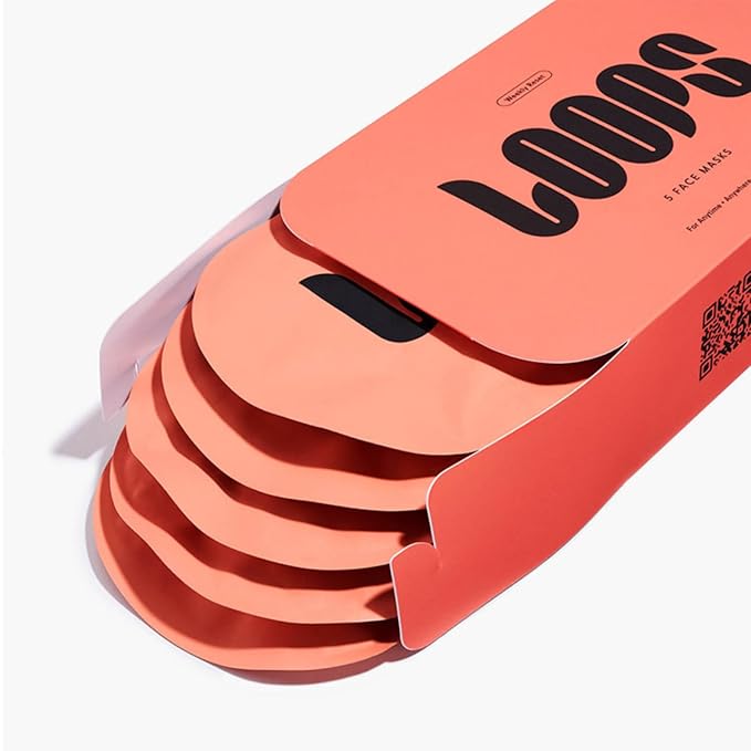 LOOPS WEEKLY RESET - Rejuvenating Korean Hydrogel Face Masks - Rejuvenate, Hydrate, Refine, Visibly Plump - Moisturizing & Pore RefiningSkin Mask Face Mask Reduces Signs of Puffiness 5pc