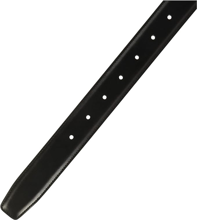 Perry Ellis Men's Portfolio Amigo Faux Leather Dress Belt With Genuine Leather Lining (Available in Big & Tall)