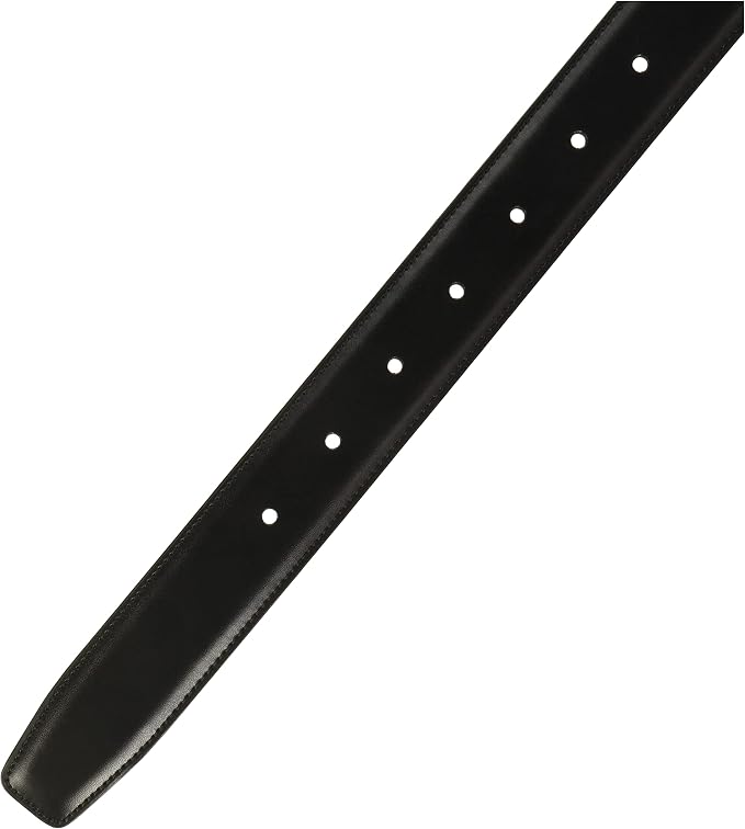 Perry Ellis Men's Portfolio Amigo Faux Leather Dress Belt With Genuine Leather Lining (Available in Big & Tall)