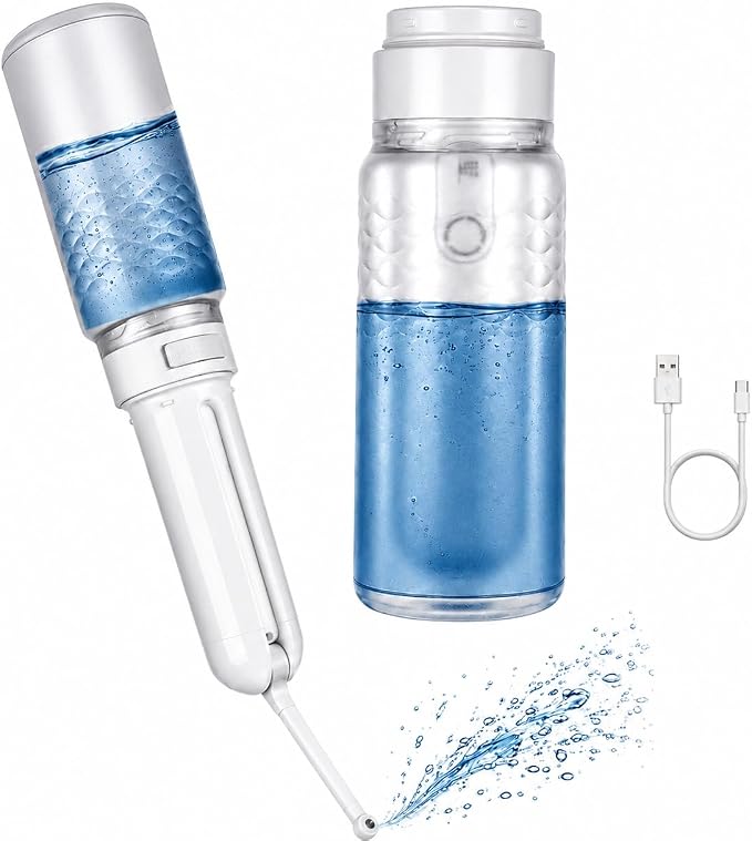 Portable Electric Travel Bidet – Rechargeable Personal Perineal Cleaner, Multiple Modes, for Women, Men, Babies & Postpartum Care 320ML(10.8Oz)