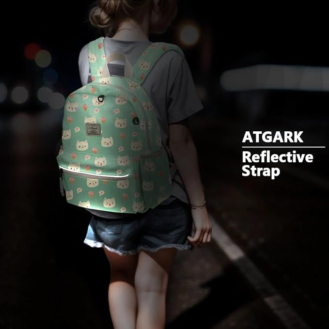 atgark Corduroy Toddler Backpack for Girls 2-5: Preschool Backpack for Girls