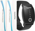 EmeTerm Explore FDA-cleared Anti-Nausea Wristband IP67 Waterproof Morning Motion Travel Sickness Relief Classic Strap Design (Galaxy Black-Extra 2pack Conductive Gel)