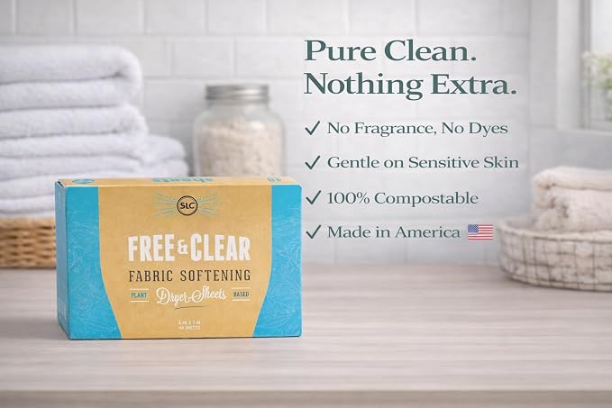 Sheets Laundry Club Bundle - 4 Pack Fresh Linen Detergent Sheets, 3 Pack Free & Clear Dryer Sheets & 4 Pack Lavender Scent Booster - New Liquidless Technology
