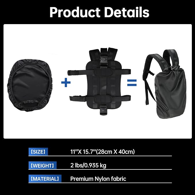 Heavy-Duty Luggage Backpack Conversion Straps for 16-21 Inch Suitcase Hardcase for Adventure Travel Cobble Stone Streets Stair - S