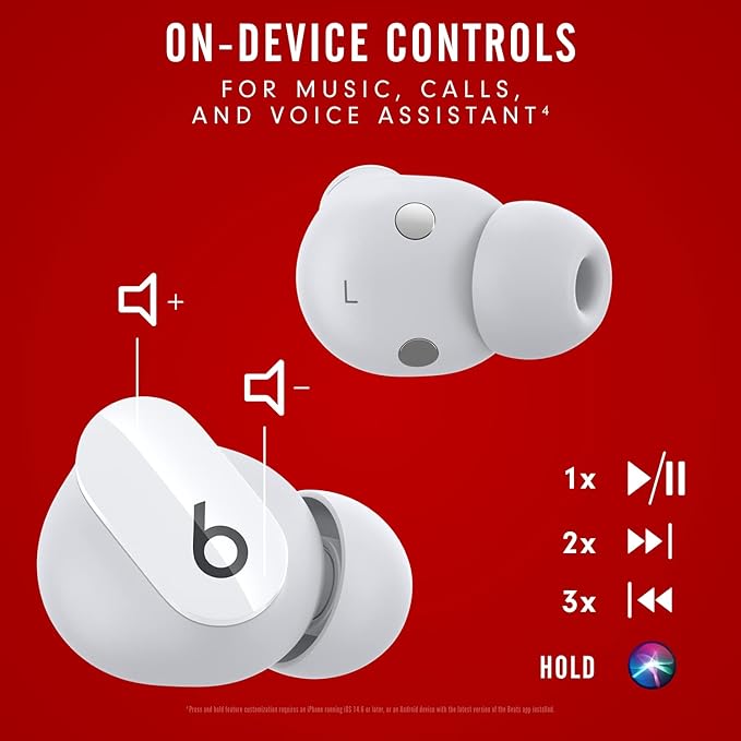 Beats Studio Buds with Apple 20W USB-C Power Adapter - White