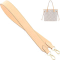 jiesinlov Vachetta Leather Straps Crossbody Replacement Bag Shoulder Strap for Neverful Tote Handbag(W1.5in,L45.2in-Apricot)