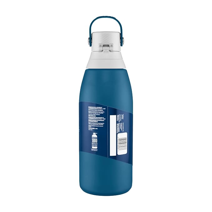 Brita Resolution Bottle, Premium Filtering Bottle Hard Sided 26oz, Marina Coral, Includes Brita Swag, 1 Count