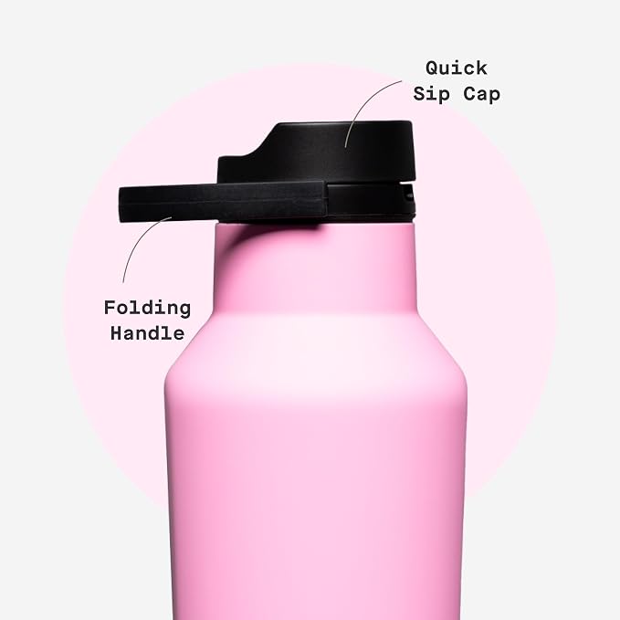 Corkcicle. Pink Sun Soaked Sport Canteen, 1 EA