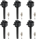 6PCS UF252 Ignition Coils + 6PCS 7090 Iridium Spark Plugs Ignition Coils Pack Fits for 2000-2002 Passport, 2002-2004 Axiom, 2000-2004 Rodeo, 2001-2003 Rodeo Sport 3.2L 3.5L, Coil Pack Set