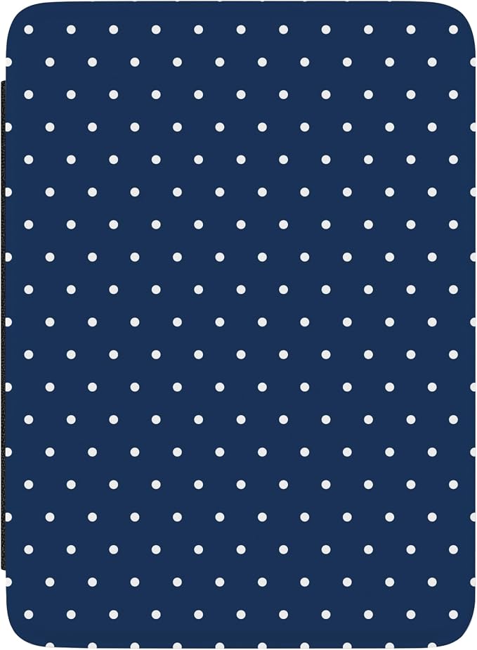 Casely Kindle Case | On the Dot | Navy Polka Dot | Compatible with 7” Kindle Colorsoft and 7” Kindle Paperwhite (12th Gen 2024 Models)
