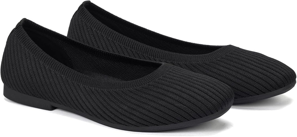 Frank Mully Women's Flats Square Toe Flats Comfortable Slip on Washable Ballet Flats Shoes for Women Dressy Work