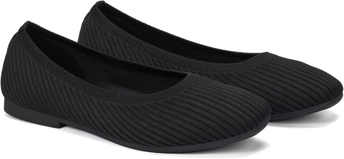Frank Mully Women's Flats Square Toe Flats Comfortable Slip on Washable Ballet Flats Shoes for Women Dressy Work