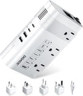 DOACE 350W Voltage Converter US to Europe - 220V to 110V Converter for European Travel, Power Adapter Combo with PD Chargers for Hair Straightener Shaver Toothbrush CPAP Laptop Camera Phone