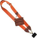 Save the Girls Clip and Go Phone Strap Solid (Brown - Brown Pouch) - Crossbody Phone Strap Chain with Zipper Wallet Pouch – Phone Lanyard with Zippered Pouch