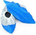 Pack of 50 Disposable Waterproof Shoe Covers Non Slip for Indoor One Size Fits All Up to XL