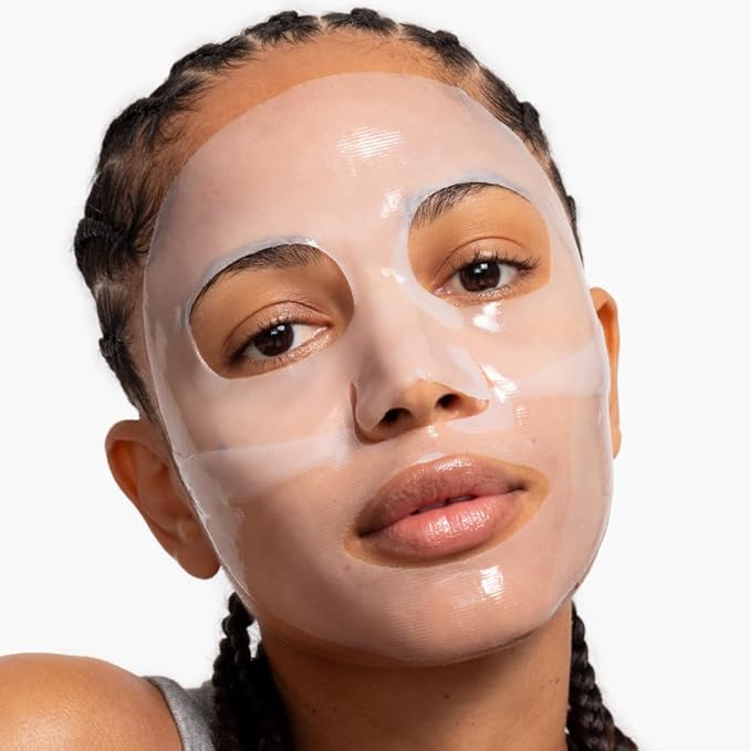 LOOPS Beauty Bridgerton™ NETFLIX Lady in Silver Set - The Best Korean Hydrogel Face Masks for Every Skin Moment Face Mask - 2 Hydrating Masks - Dew Cloud and Dream Sleep - All Skin Types, 2pc