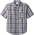 Silverts Men’s Adaptive Clothing Magnetic Button Shirt, Assisted Dressing Short Sleeve Top for Elderly, Rehab & Care Wear