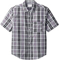 Silverts Men’s Adaptive Clothing Magnetic Button Shirt, Assisted Dressing Short Sleeve Top for Elderly, Rehab & Care Wear