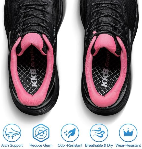 Non Slip Work Shoes Women Easy Slip Walking Shoes for Women Waterproof Sneakers for Restaurant Kitchen Nursing with Arch Fit Support Orthopedic