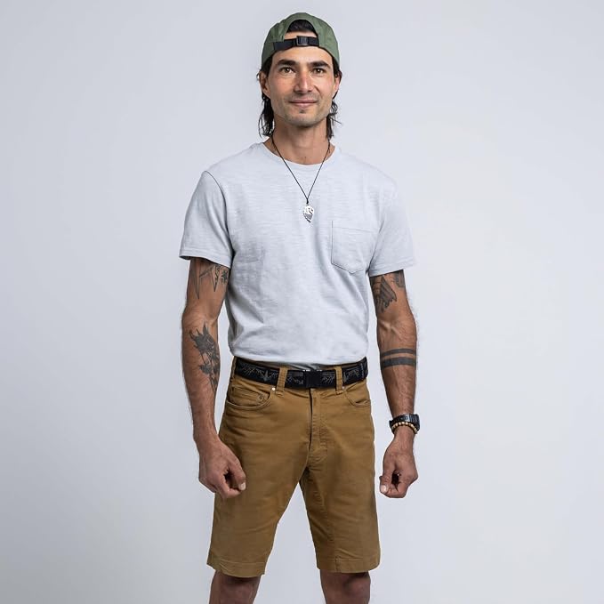 Arcade Belts A2 Unisex Adventure Belt: Heavy Duty Stretch, Metal Free Buckle