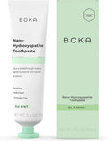 Boka Fluoride Free Toothpaste, Nano Hydroxyapatite Toothpaste, Appropriate for Sensitive Teeth - for Adult Oral Care - Ela Mint Flavor, 3.4 Fl Oz 1Pk US Manufactured