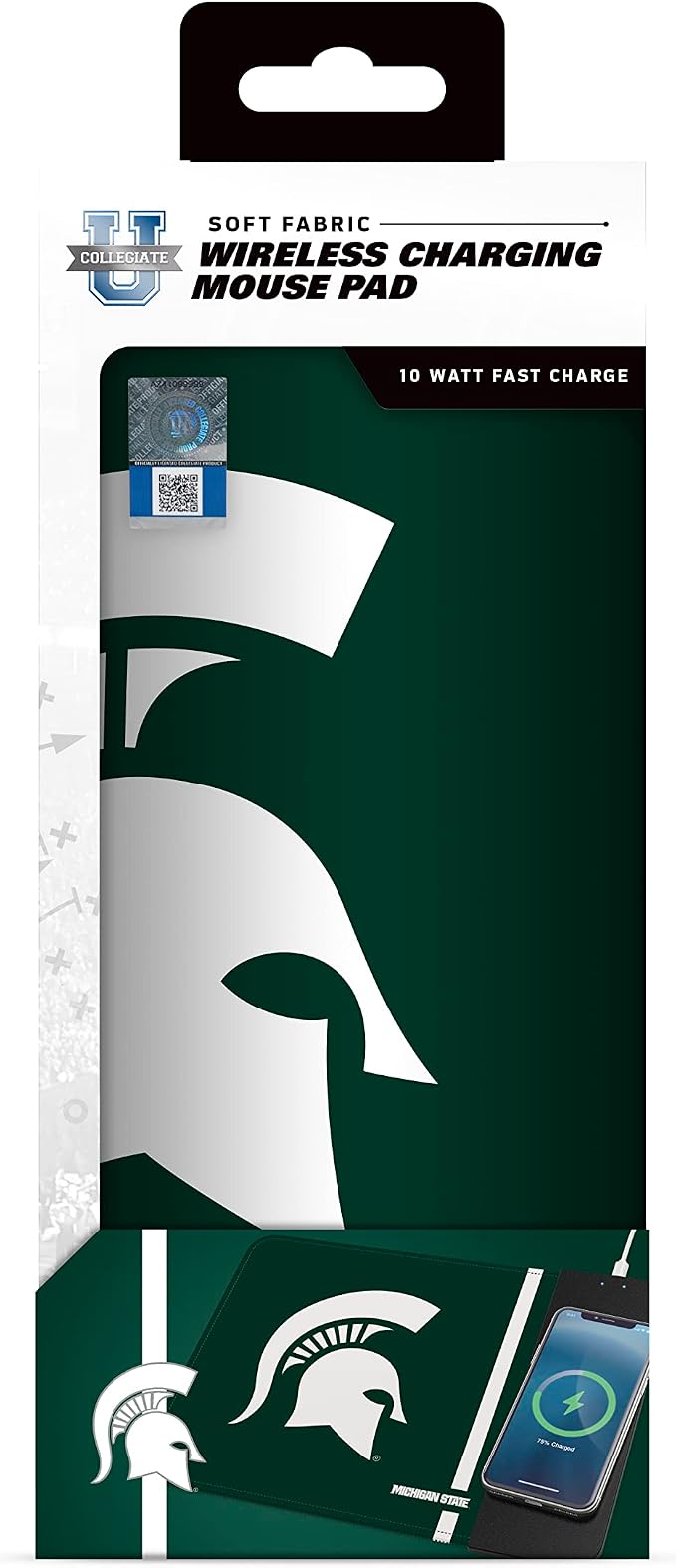 SOAR NCAA Unisex Cell Phone Wireless Charging Mouse Pad