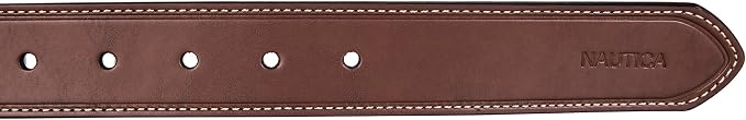 Nautica Men's Reversible Leather Belt | 2-in-1 | Classic | Everyday | Business | Work | Dress | Casual | Metal Buckle