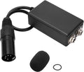 Aviation Headset Adapter Professional Durable GA Dual Plugs to XLR 5 Pin Male Converter Headphone Extension Cable for Pilots Flying Fixed Wing General Aviation ABS Sponge
